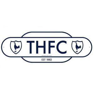 Tottenham Hotspur FC Retro Years Door Sign / White/Blue